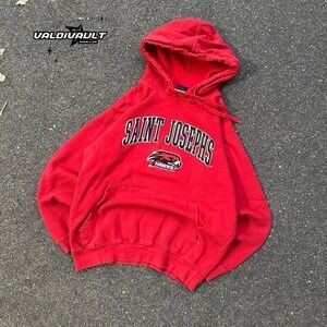 Saint Joseph's University Hoodie Mens Medium Red College Wear Pullover